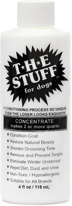 The Stuff detangler spray for shiny and clean dog coats