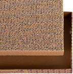 SmartyKat durable corrugate cat scratch pad double wide size comparison representation.