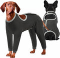 Idomik dog recovery suit long sleeve front view