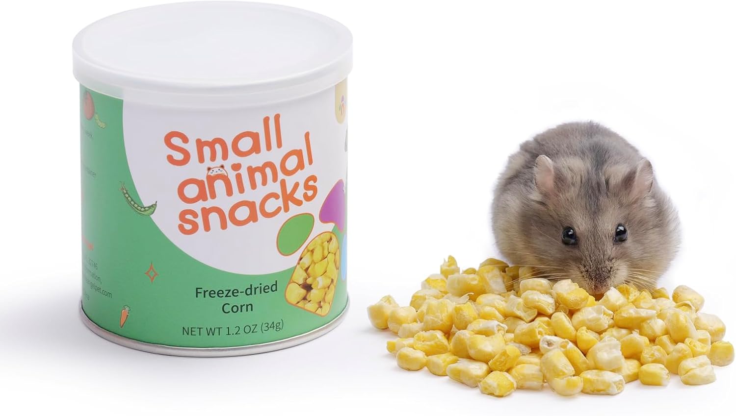 Niteangel Hamster Snack & Treats Toy - Small Animal Natural Treat for Dwarf Syrian Robo Hamsters Gerbils Mice Lemmings Degus or Other Small-Sized Pets - Image 12