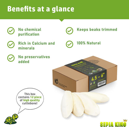Organic cuttlebone mineral supplement unpackaged stack showing natural variation