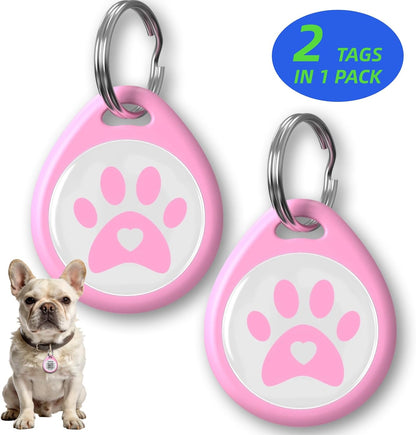 Smart QR Code Cat ID Tag - Free Forever Online Profile, No Subscription Pet Safety Tag, Instant Owner Alert on Scan, No App Required, Anti-Lost Cat ID Tag QR CodePink 1 Inch - Image 10