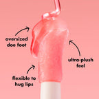 E.l.f. nourishing lip treatment showcasing the thick conditioning gloss formula.