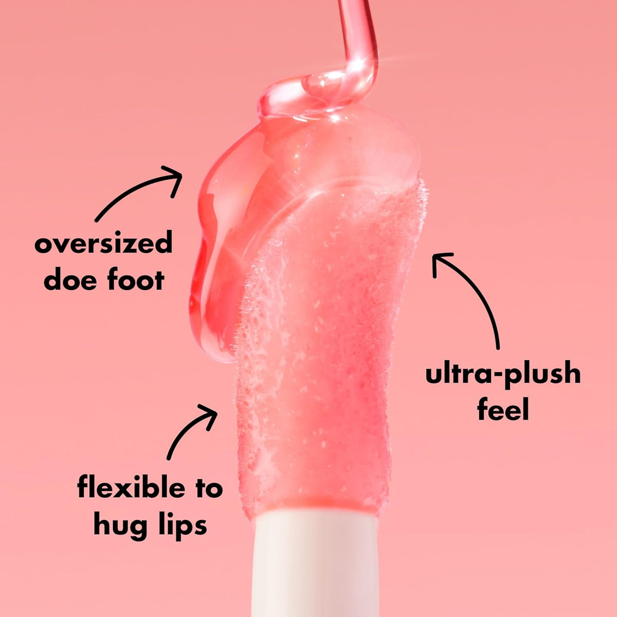 E.l.f. nourishing lip treatment showcasing the thick conditioning gloss formula.