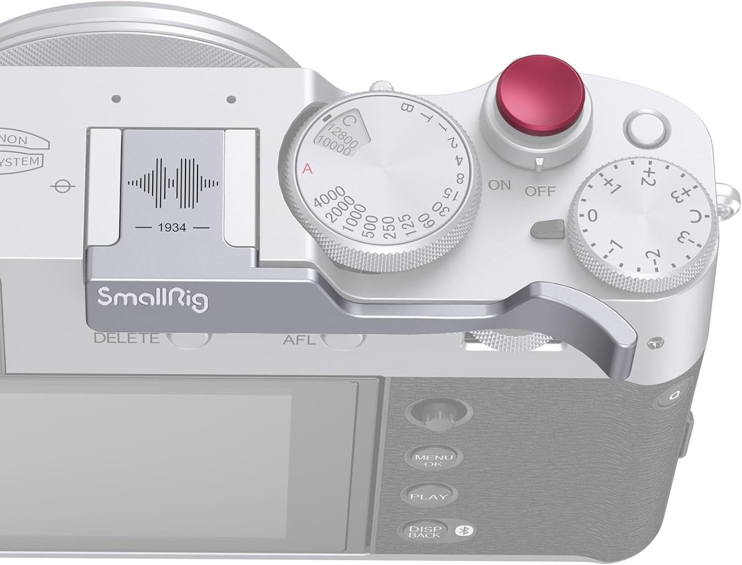 SmallRig Thumb Grip with Hot Shoe Cover for FUJIFILM X100VI / X100V (Silver) - Image 9