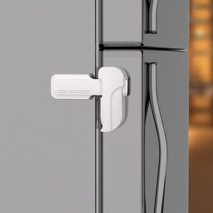 Heoath 2 pack child proof refrigerator lock front view