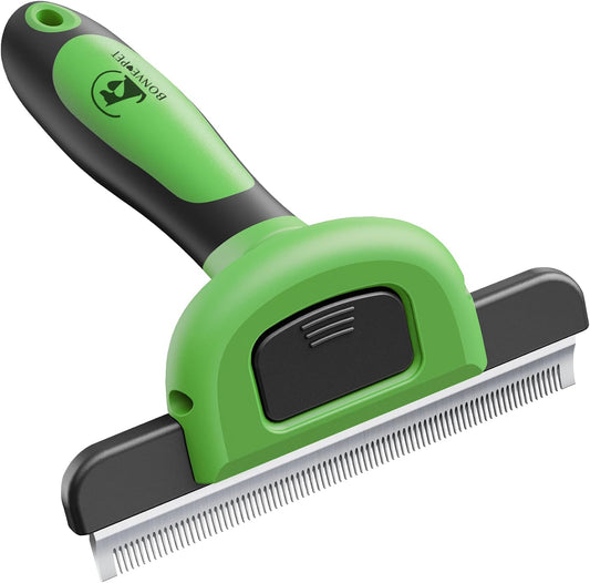 Bonve Pet deshedding tool front view for dogs and cats