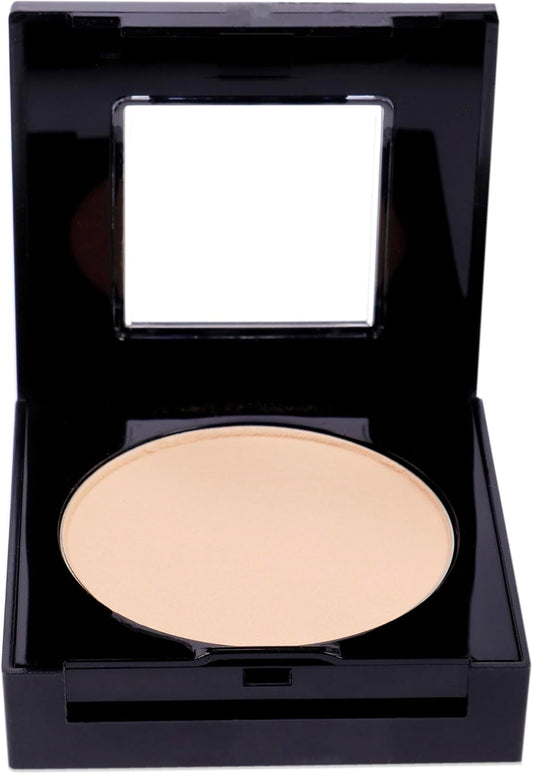 Maybelline lightweight pressed face powder compact open showing shade 125