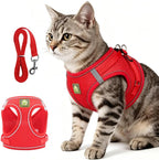 Cat Harness and Leash, 2026 New Step-in Escape Proof Cat Leash and Harness Set for Small Medium Large Cats, Breathable Adjustable Vest Harnesses with Reflective Strip for Outdoor Walking (Blue, M) - Image 10