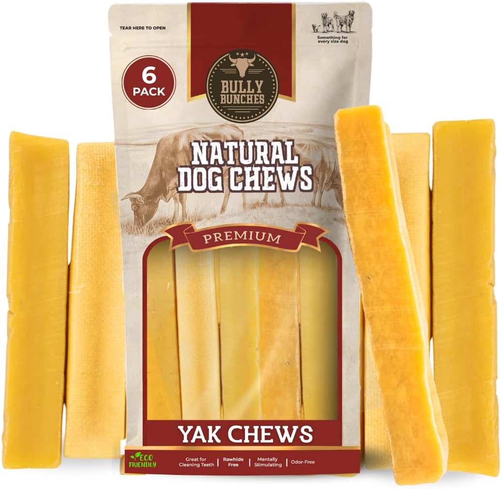 Bully Bunches Mega Authentic Yak Cheese Himalayan Chews for Giant Dogs & Super Aggressive Chewers - All Natural Dog Treat Dental Chews, Made with Real Yak Milk - Lactose & Rawhide Free (2 PK) - Image 12