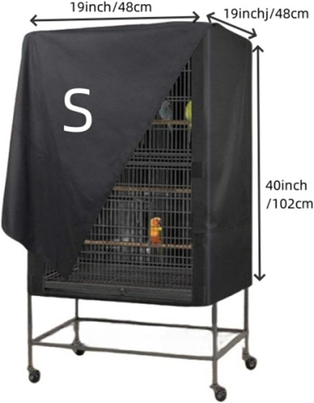 Atorse durable heavy duty bird cage shield fabric texture
