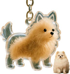 Dog Hair Collector Keychain Charm Memorial Storage Box, Dog Shape Pet Hair Memorial Bottle, DIY Pet Furs Collection Capsules, Pet Hair Ashes Keepsake (Poodle) - Image 14