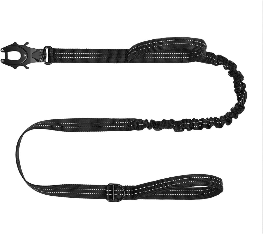 Icefang tactical bungee dog leash front view