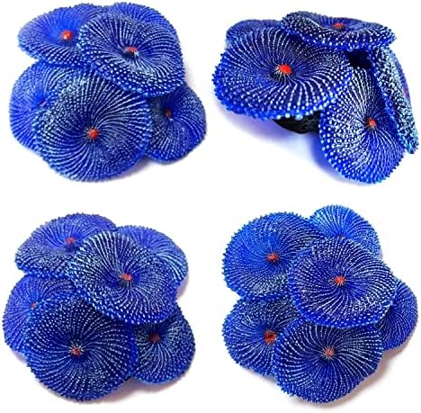 OrgMemory faux coral ornaments group layout in freshwater fish tank landscape