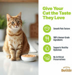 Real chicken recipe wet cat food for all life stages packaging