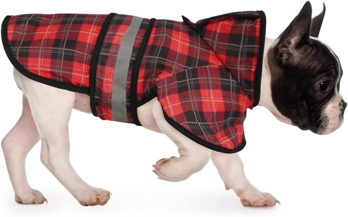 HDE authentic USA imported dog raincoat packaging details