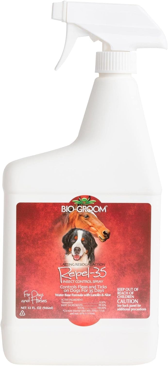 Bio-Groom Repel-35 Flea & Tick Dog Spray - Flea and Tick Prevention for Dogs, Cat Flea Treatment, Cruelty-Free, Made in USA, Natural Tick Repellent, Fly Spray for Horses - 16 fl oz 1-Pack - Image 10