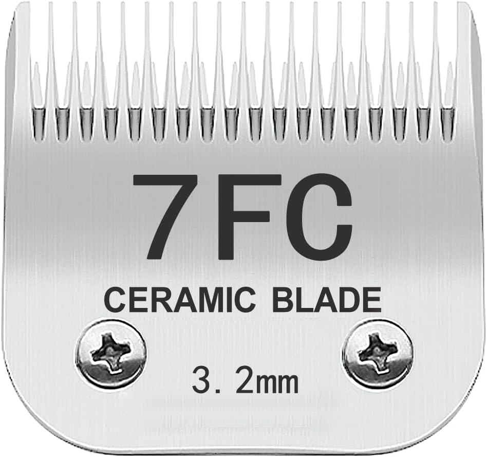 TRAH 3-3/4FC Blade Dog Grooming Clipper Replacement Blades Compatible with Andis Dog Clippers,Most A5, Wahl KM Series Clippers,Detachable Ceramic Blade,Size-3-3/4FC, 1/2-Inch Cut Length (13mm) Silver - Image 15