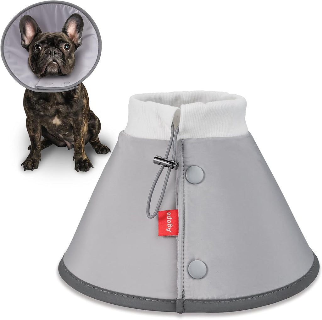 Agape Soft Dog Cone for Small Dogs & Cats, Recovery Collar to Stop Licking | Comfy E-Collar Alternative for Puppies, Adjustable Cloth Cone After Surgery, Protective Neck Cone for Kittens, Washable - Image 10