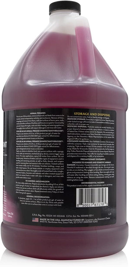 Petology 256:1 cleaning solution dilution instructions