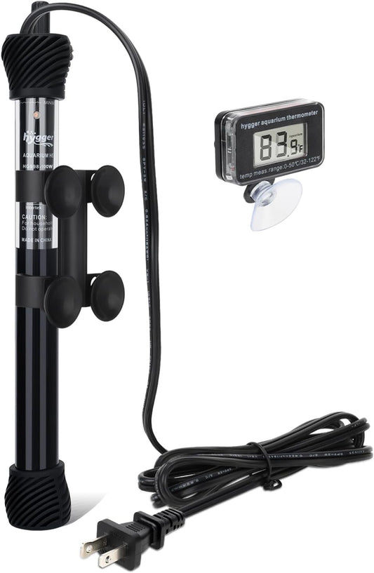 Hygger 100W submersible aquarium heater front view
