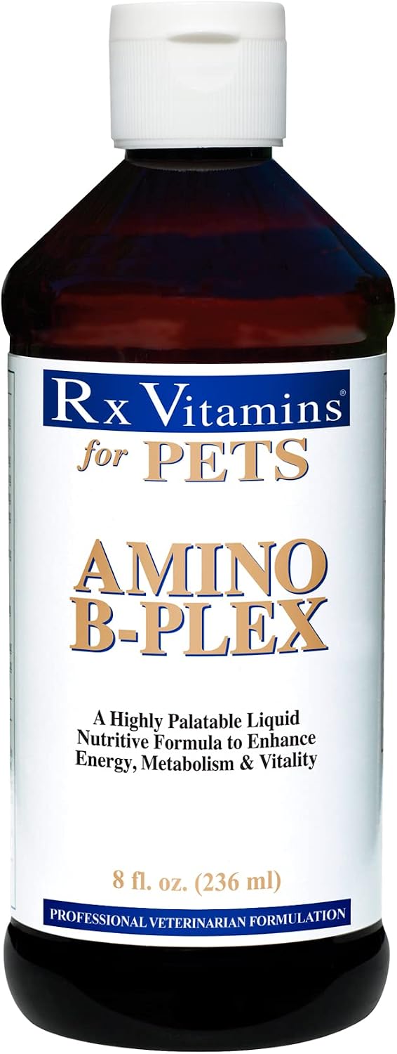 Rx Vitamins Amino B-Plex 8 Fluid Ounce premium vitamin complex for pet vitality