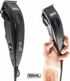 Handled storage case housing the 10 piece Wahl pet clipper set.