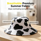 Canvas fabric texture of Mianhutang pet hat