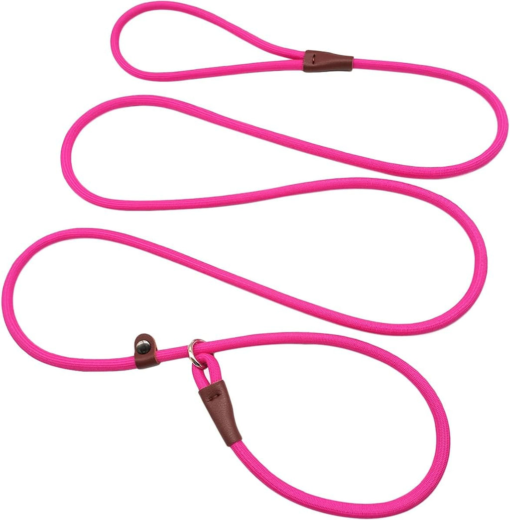 MayPaw Slip Lead Control Leash for Dogs No Pull, 13+ Colors Classic Dog Lead 7 FT Pet Slip Leash, 1/4" Rope Leashes for Small Medium Animals (7ft*1/4", Black) - Image 13