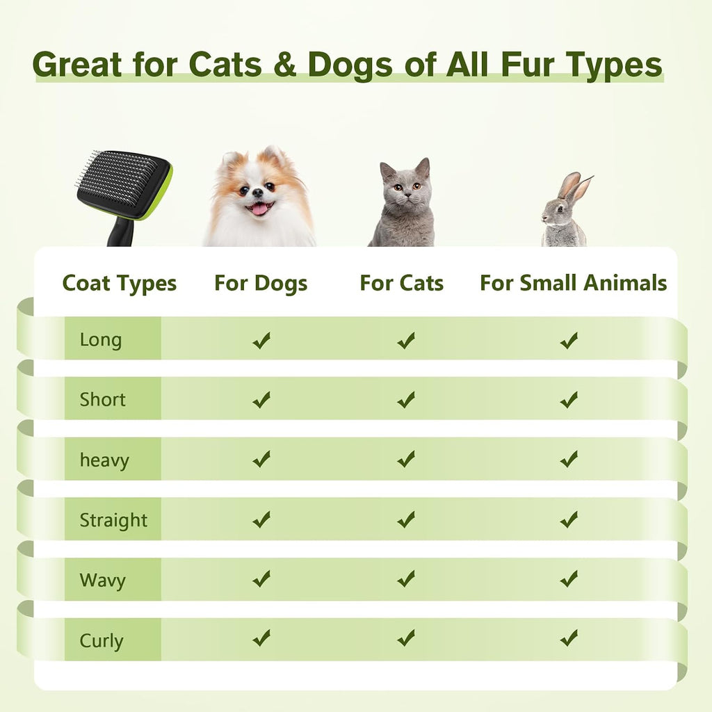 Pecute durable pet grooming slicker brush packaging box and components
