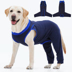 Potty-Friendly Dog Rear Leg Sleeve to Stop Lick, Dog Surgery Recovery Suit with Back Leg to Prevent Licking, Spay Suit for Female, Large Dogs Shirt After Surgery, Pant & Wound Cover Bodysuit, Gray XXL - Image 14