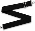 AJ Tack replacement surcingle for horse blankets front view showing heavy duty black elastic strap