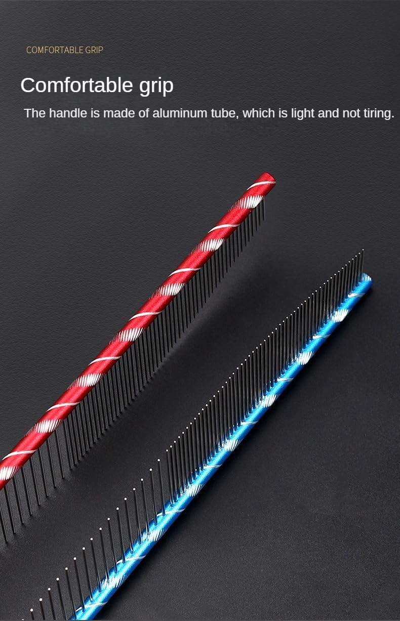 Professional pet grooming metal comb for Poodles and Goldendoodles