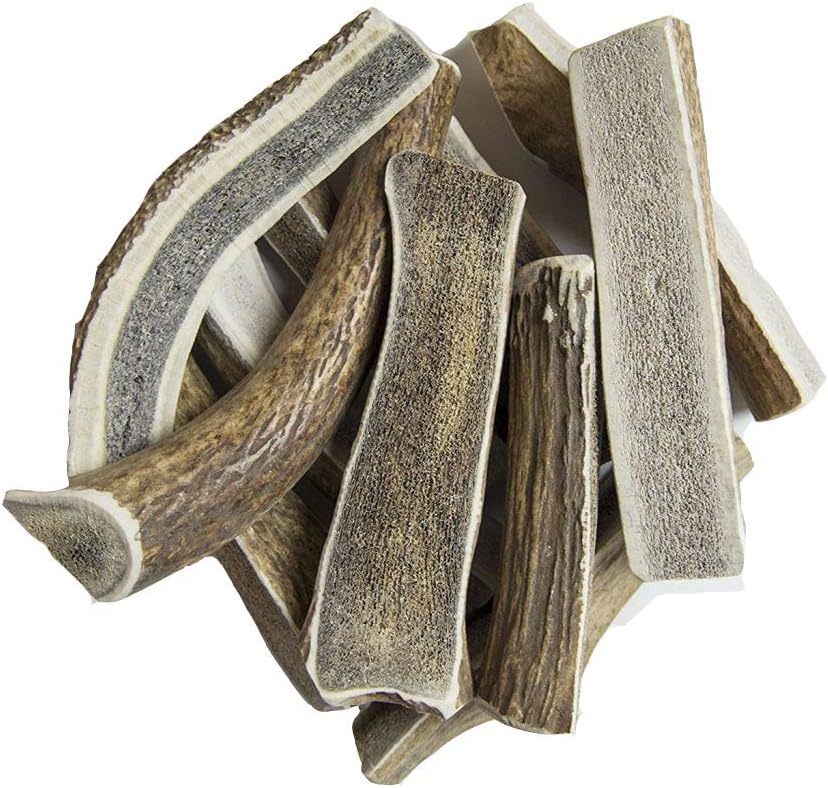 Hotspot Pets premium split elk antlers front view packaging