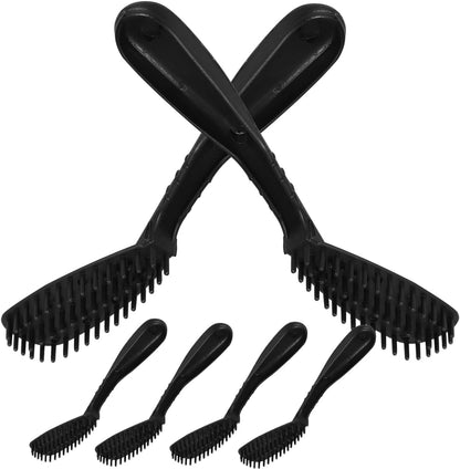 Kesyoo 6 Piece Hair Highlight Brush Set front view