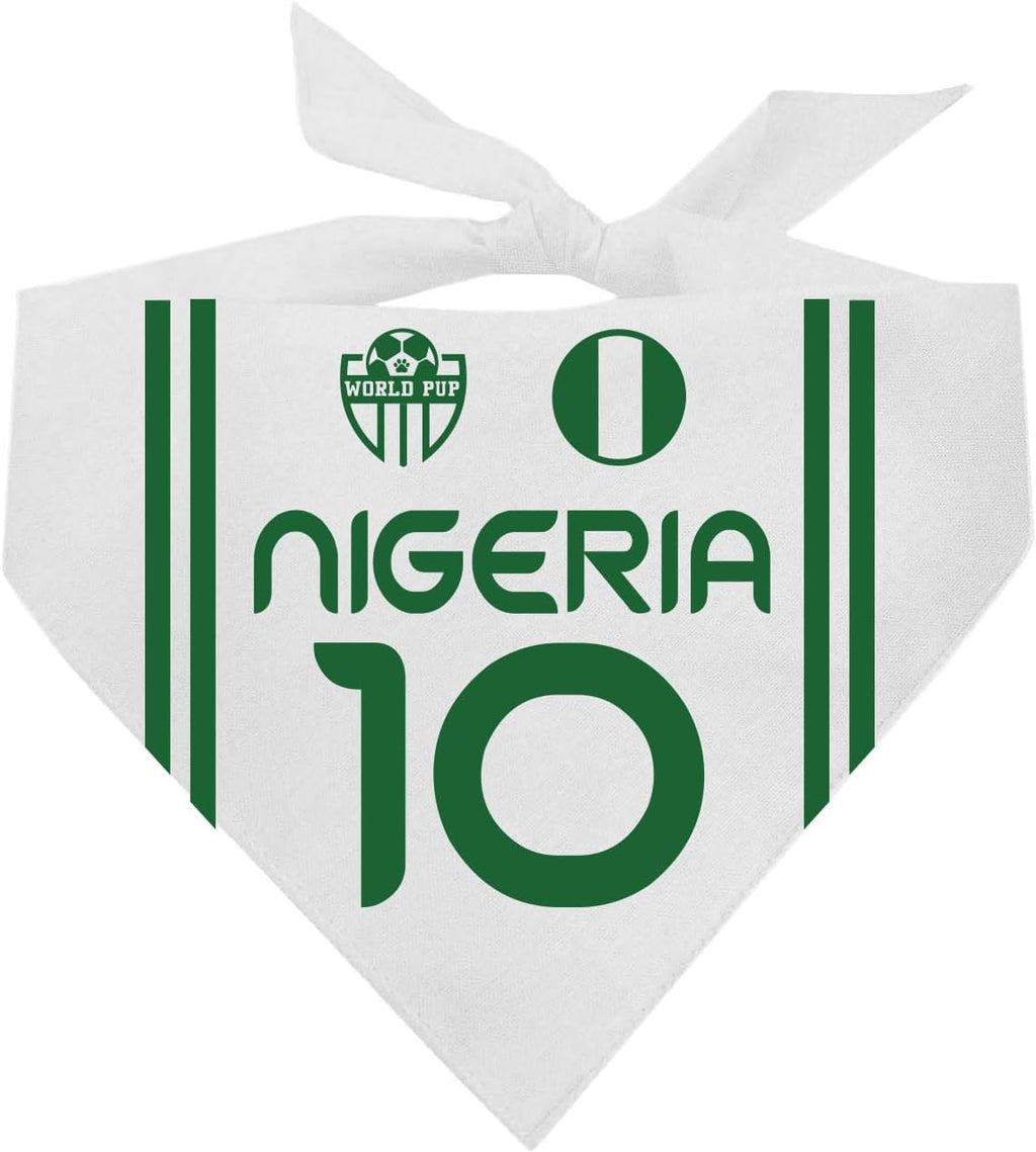 Country Style Soccer Jersey Dog Bandana | Country & Flag| Soccer Jersey Style |100% Cotton Adjustable Triangle || 1840 (Mexico, One Size) - Image 10