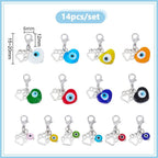 Close up of Delorigin alloy glazed pet charms for dogs and cats
