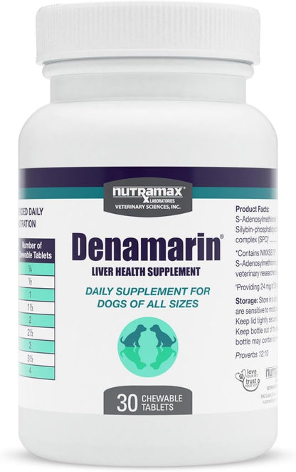 Authentic USA imported Nutramax Denamarin liver supplement for dogs