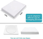 Stack of white precut non-woven bird cage liner sheets