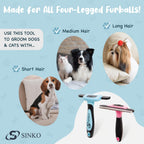 Premium build quality of the authentic imported Sinko pet grooming tool.