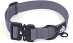 Dog Collar for Large Dogs - Adjustable, Chew Proof Nylon Collar with Metal Quick Release Buckle and D-Ring for Dog Tags (Dark Green, L) - Image 13