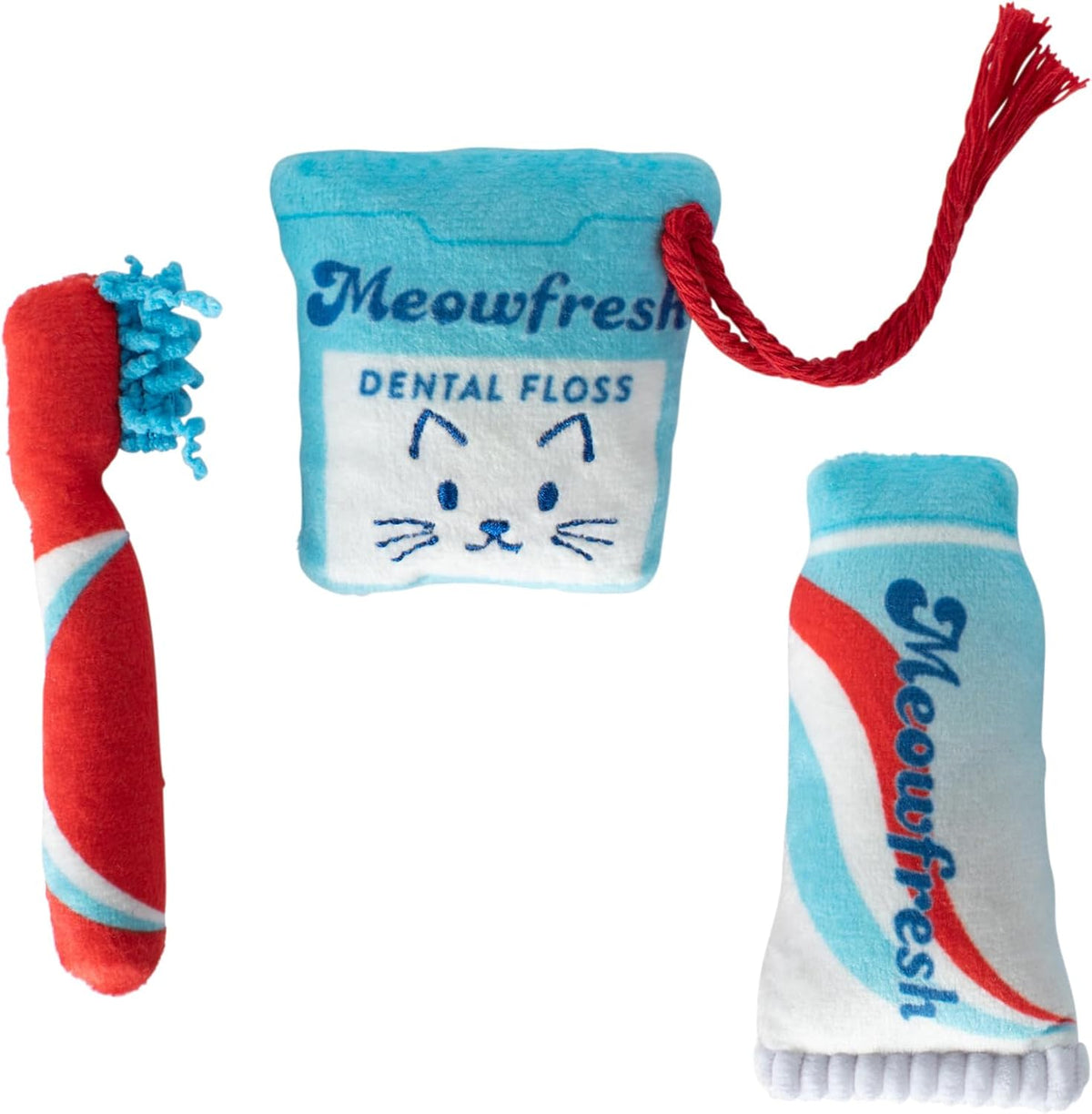 Fringe Studio, Off THE Scales Durable Cotton Canvas Cat Toy, 3PCS Set, PetShop Collection (904028) - Image 12