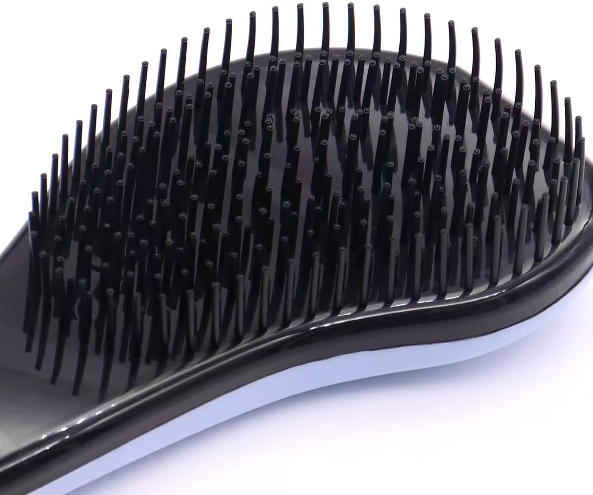 Yolev soft cat brush displaying the curved bristles designed for painless knot removal