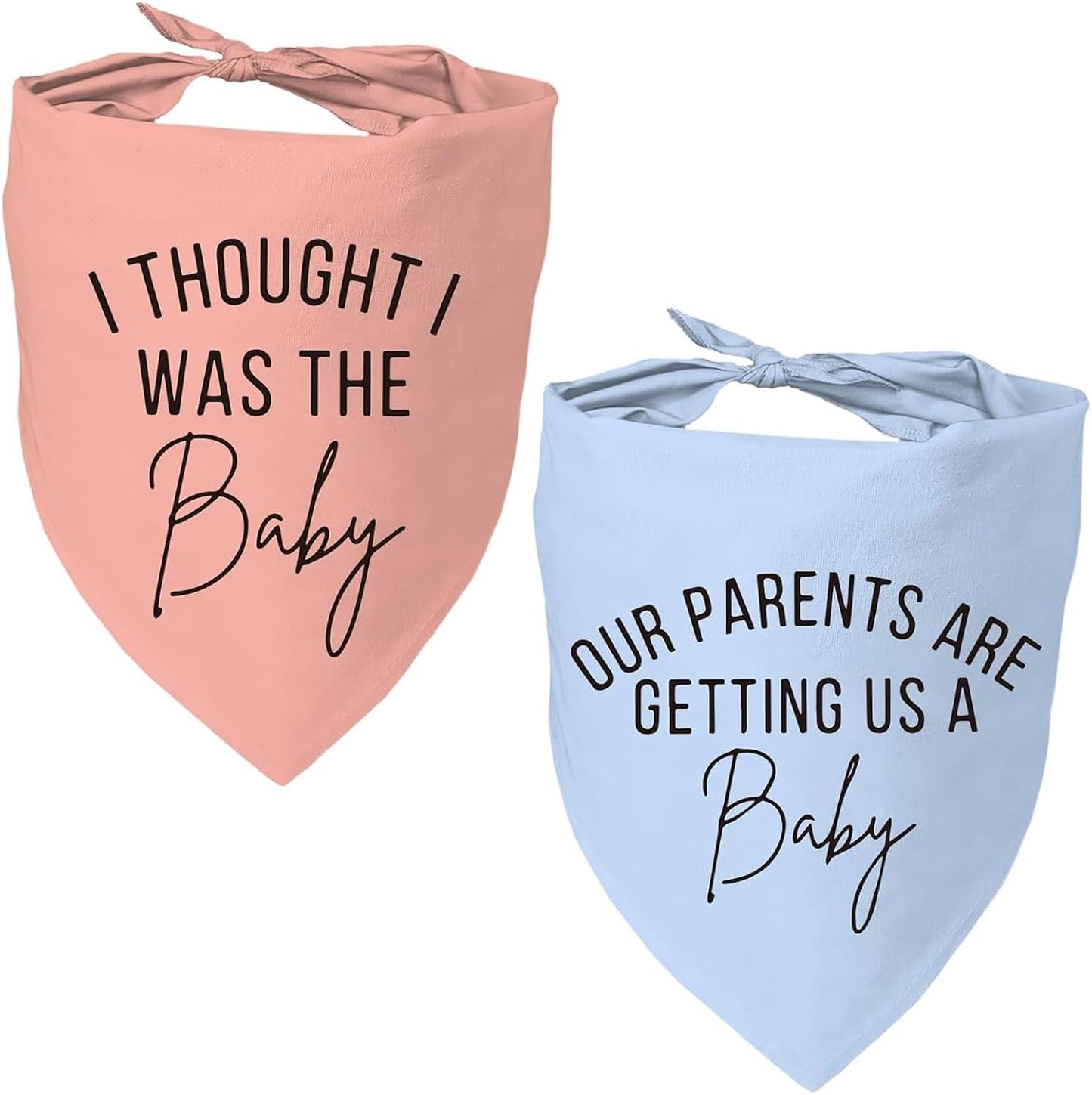 2 Pack Dog Bandanas for Pregnancy Announcement, Cute Adjustable Pet Bandana Scarf for Small Medium Large Dogs, Gender Reveal Puppy Accessories, Soft Breathable Fabric for Puppy Cats - Image 15