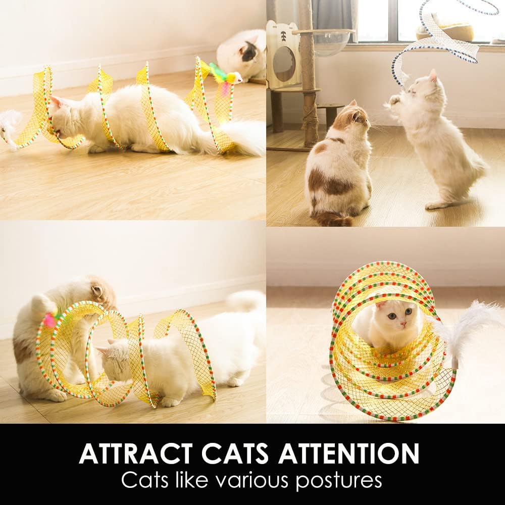 Tear resistant elastic mesh cat play cave for small kittens