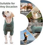 KOOGAL surgical recovery dog clothing zipper back detail