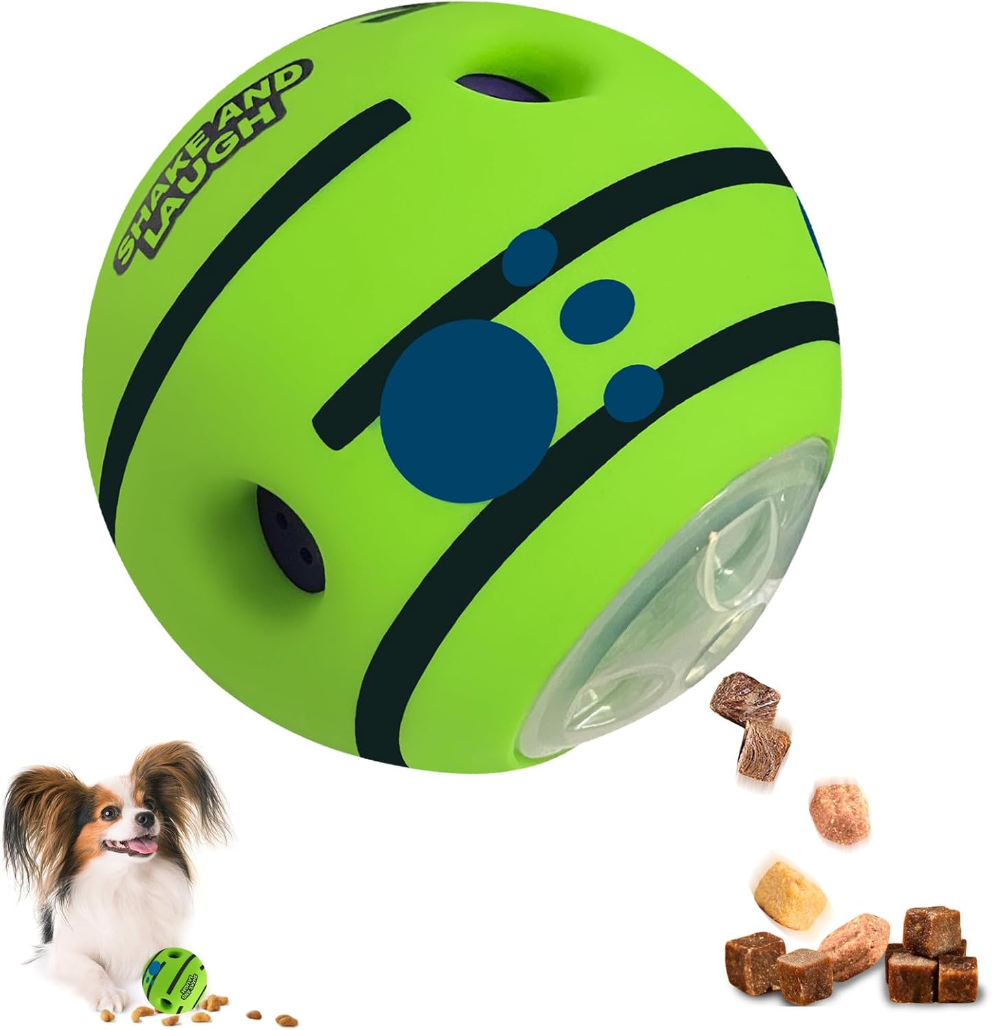Dog Toys Ball, Interactive, M, 3.46 in (8.8 cm) | Shaking with Gibbering Sound, For Training & Herding - Image 10