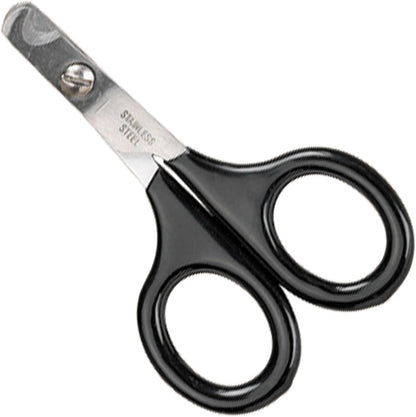 Compact 3.5-inch grooming scissors for cats and birds