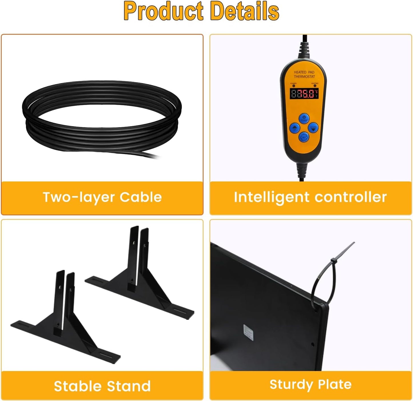 Mymulike energy efficient heater package contents