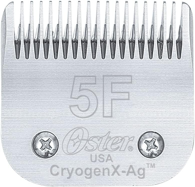 Professional dog grooming accessory Oster cryogenically treated steel blade packaging view.